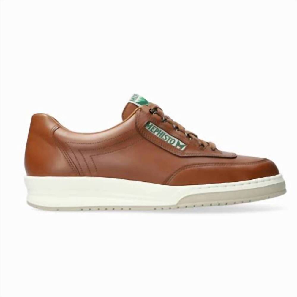 NEW MEPHISTO men's match sneaker in hazelnut